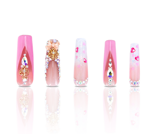 LH52【Alice】 Handmade Press-on Nails